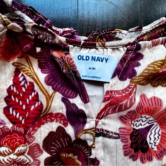 NWT Old Navy Girls Floral Sheer w Liner  Dress. Size Medium (8) - Picture 4 of 8